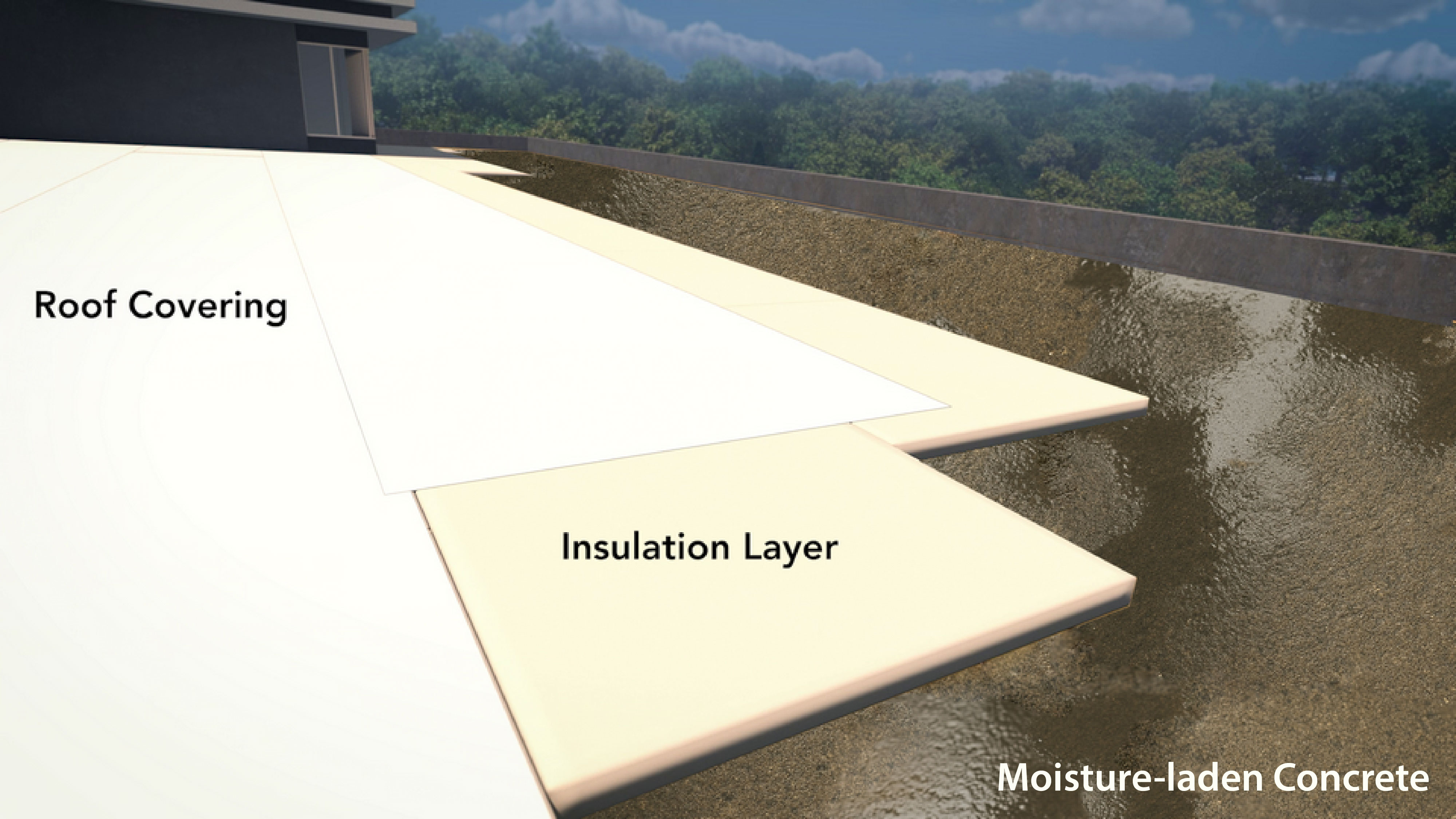 VS Moisture Laden Concrete